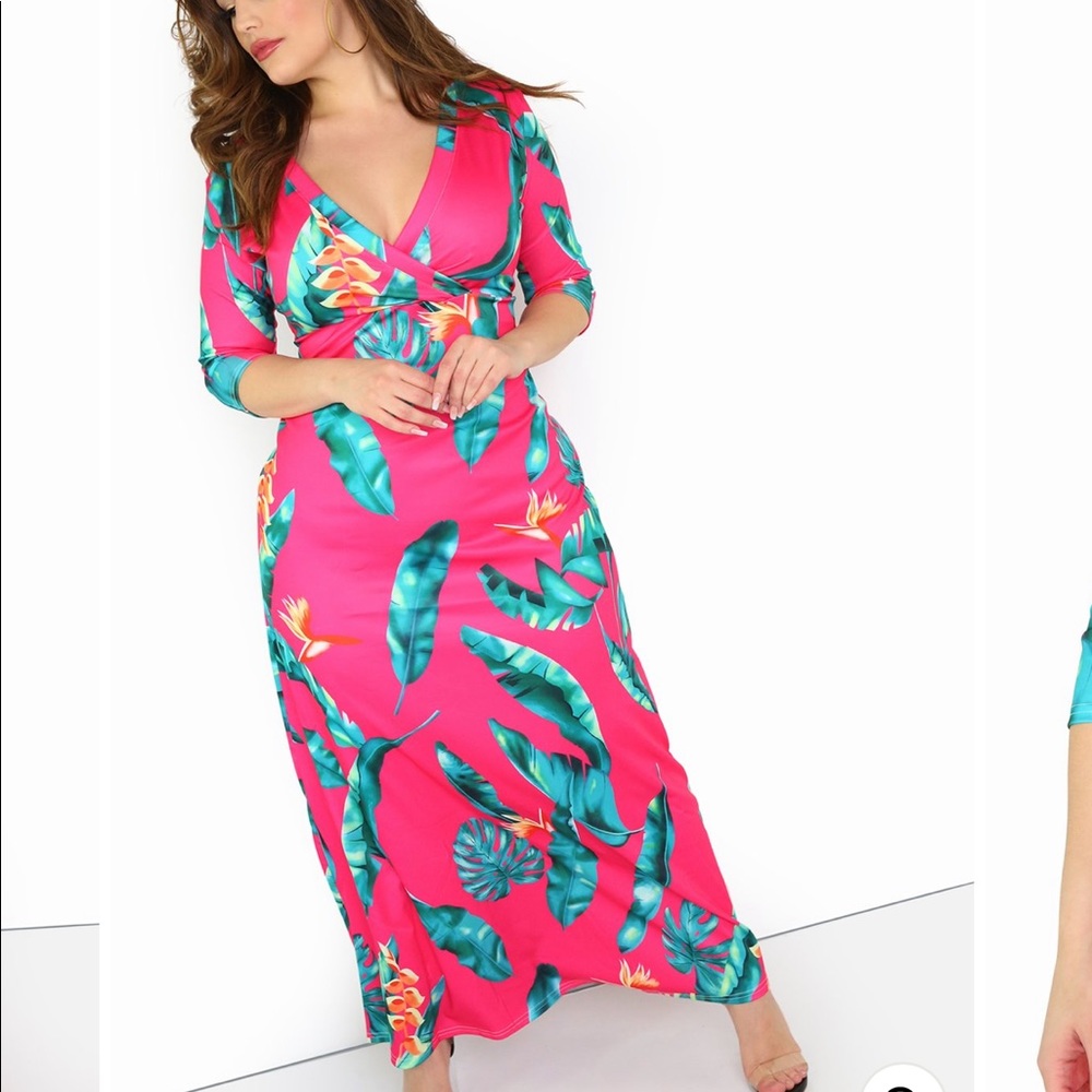 Rebdolls Brunch Date Maxi Dress.